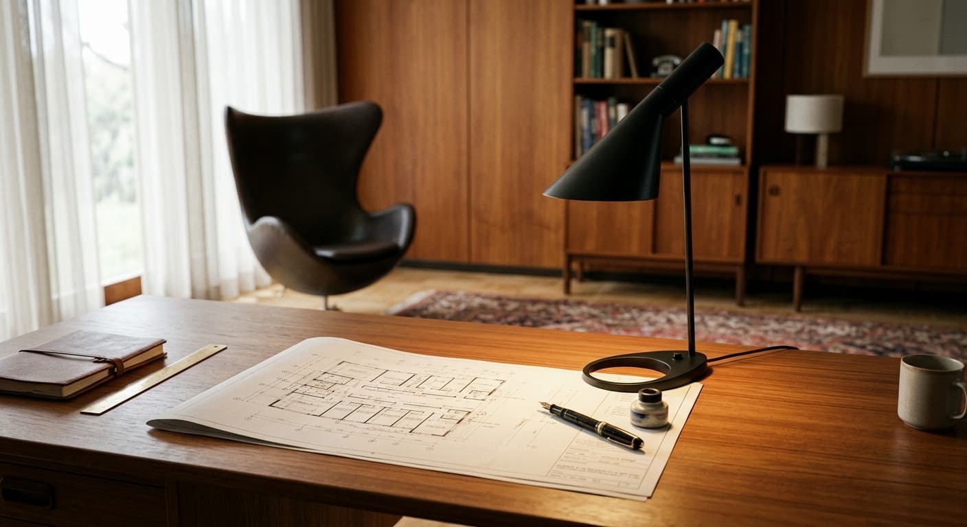 Die Geometrie des perfekten Lichts: Arne Jacobsen und das Vermächtnis der AJ-Leuchte